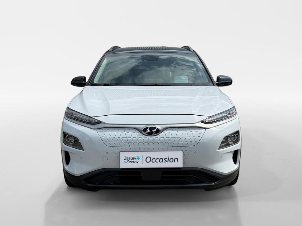 Hyundai Kona EV Premium 64 kWh | Achteruitrijcamera | Head U, Auto's, Hyundai, 12 maanden, Adaptive Cruise Control, Gebruikt, Wit