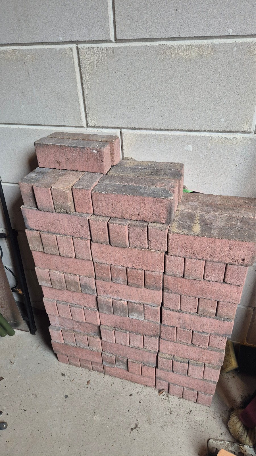 130 nieuwe betonklinkers Abbeystone van 20x5x7 cm, Ophalen, Hardsteen, Nieuw, Minder dan 20 cm
