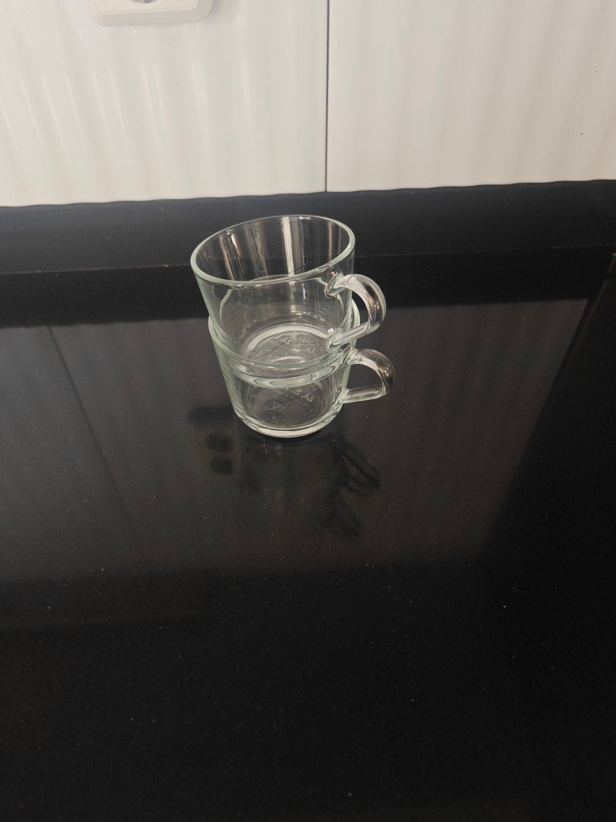 2 Ikea theeglazen, Ophalen, Zo goed als nieuw