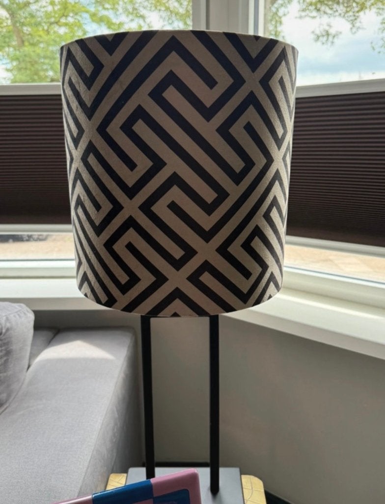 Lampenkap, Huis en Inrichting, Ophalen, Tafellamp, Beige, Rond