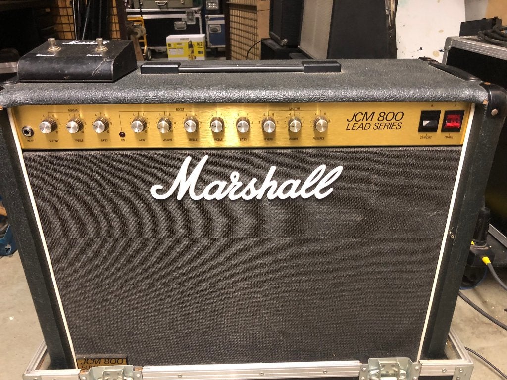 Marshall versterker JCM 800, Ophalen, Gebruikt, Gitaar, 50 tot 100 watt