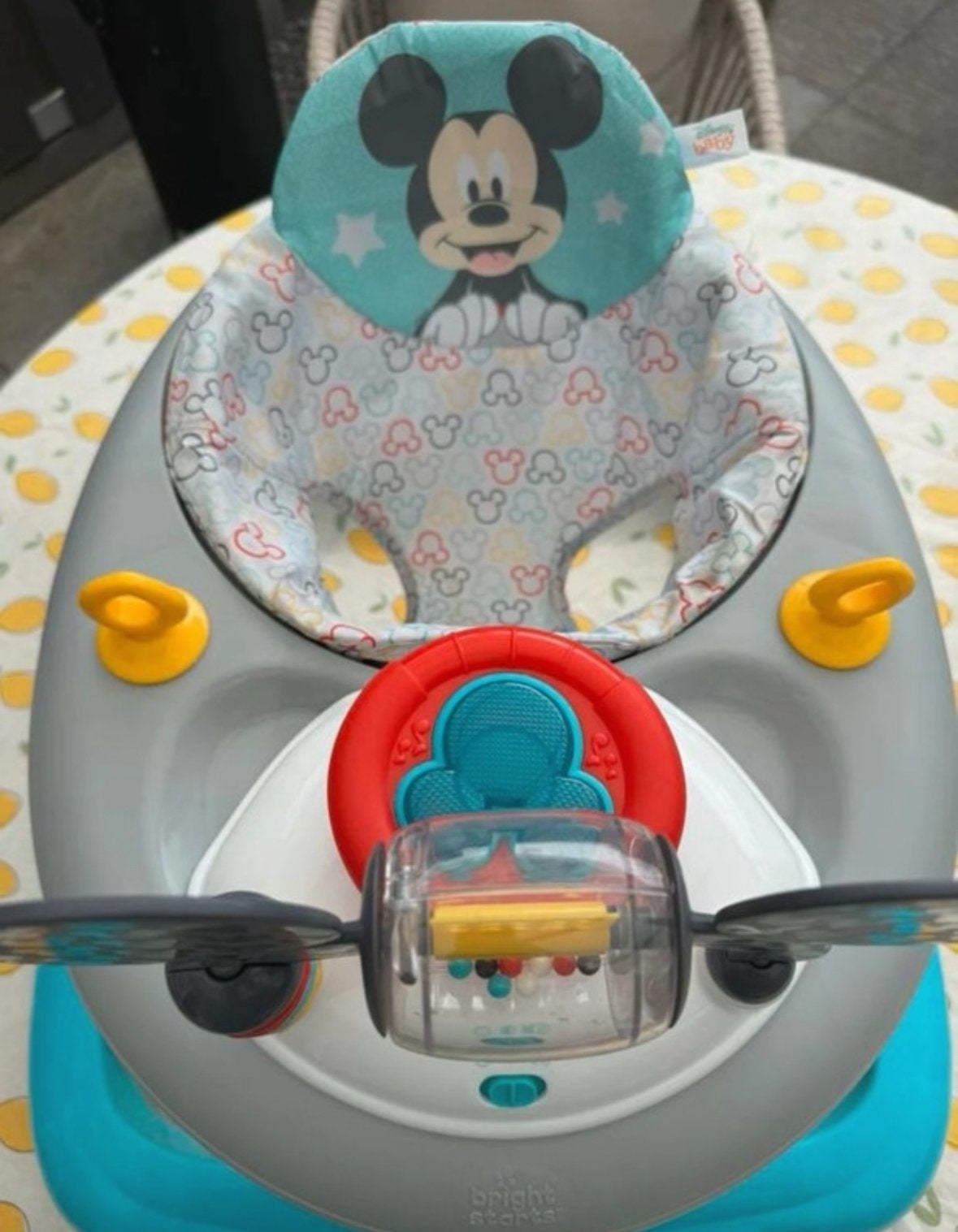 Bright Starts Mickey Mouse Baby Walker, Ophalen, Zo goed als nieuw