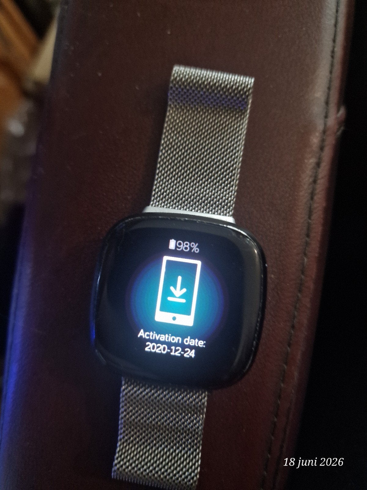 Fitbit Versa 3 Smartwatch met GPS en hartslagmeter, Afstand, Gebruikt, Ophalen of Verzenden, Fitbit