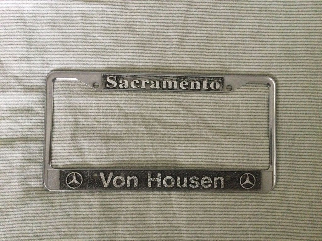 Houder voor kenteken, Mercedes oldtimer, Auto-onderdelen, Overige Auto-onderdelen, Ophalen of Verzenden, Gebruikt