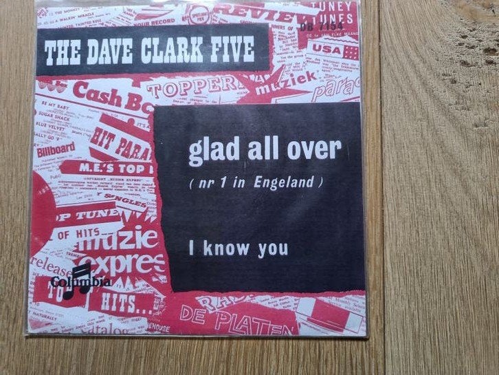single Dave Clark Five "Glad all over", Ophalen of Verzenden, Gebruikt, 7 inch, Pop