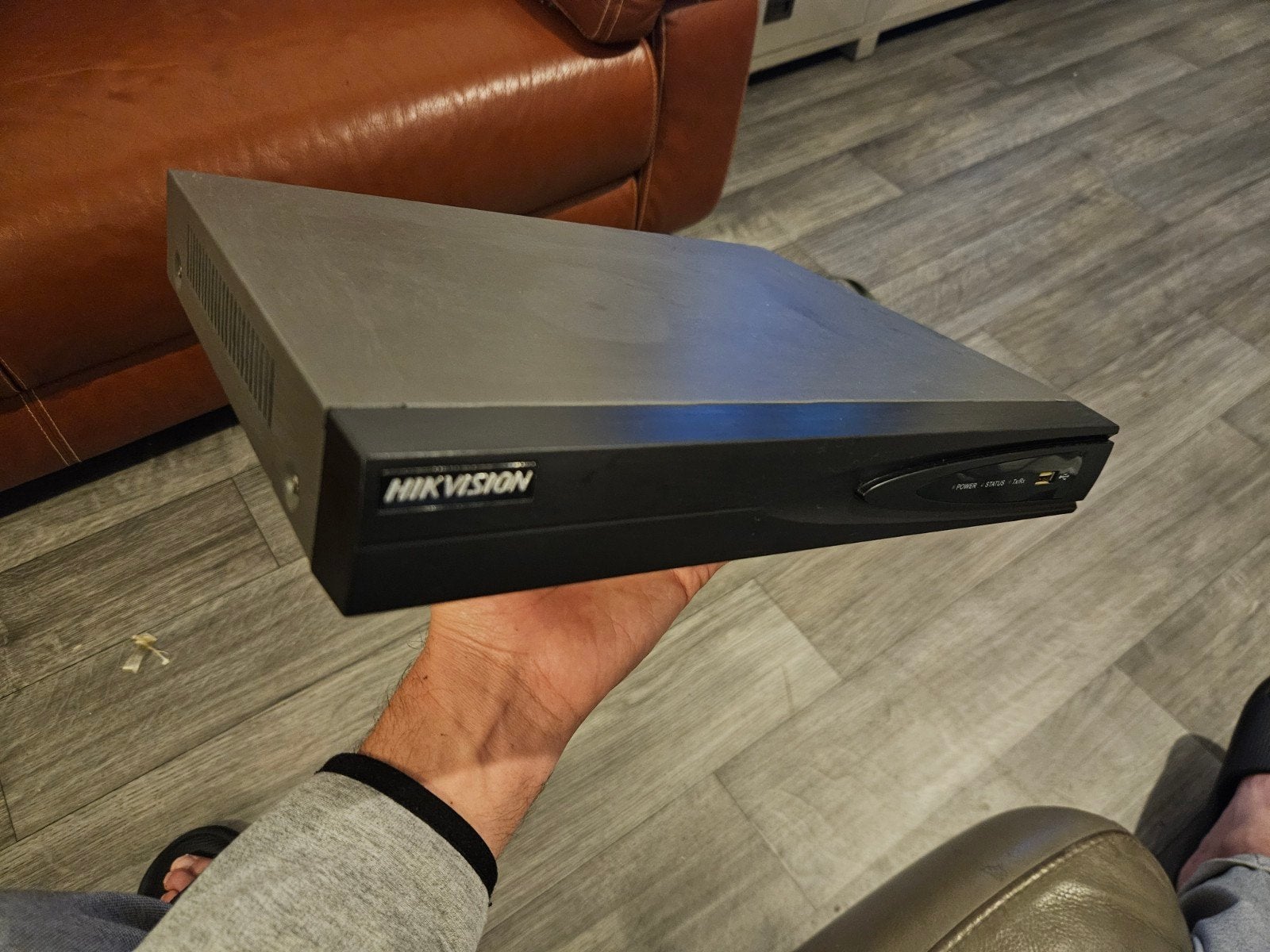Hikvision DS-7604NI-K1/4P NVR met 1TB WD Purple HDD, Ophalen of Verzenden, Gebruikt