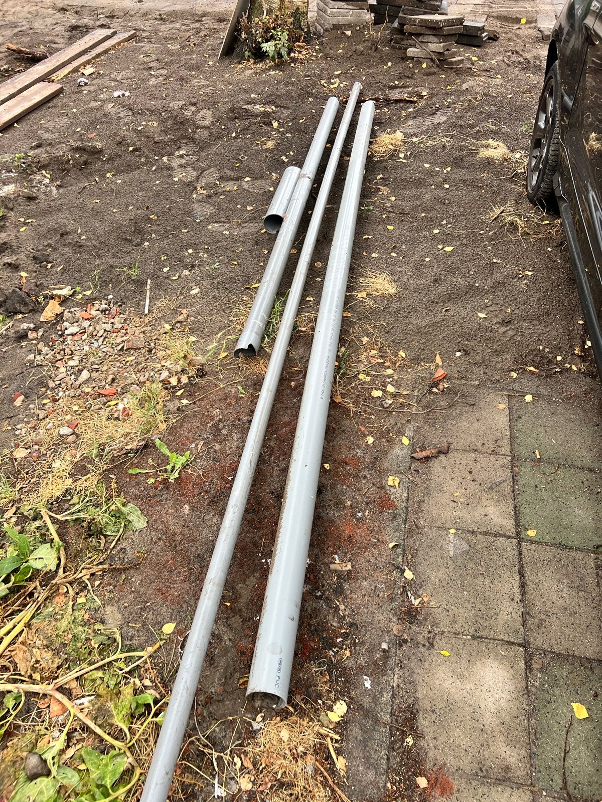 Diverse PVC afvoerbuizen en rechte buizen, Ophalen, Afvoer, Gebruikt, Pvc