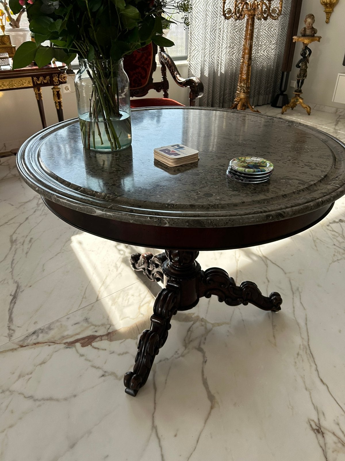 Prachtige antieke tafel, Ophalen of Verzenden