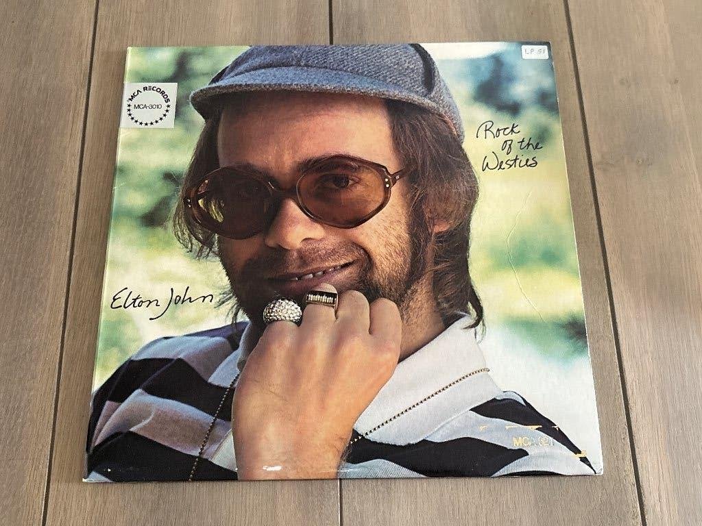Elton John Rock of the Westies, Cd's en Dvd's, Vinyl | Pop, LP, Rock, Ophalen of Verzenden, Zo goed als nieuw
