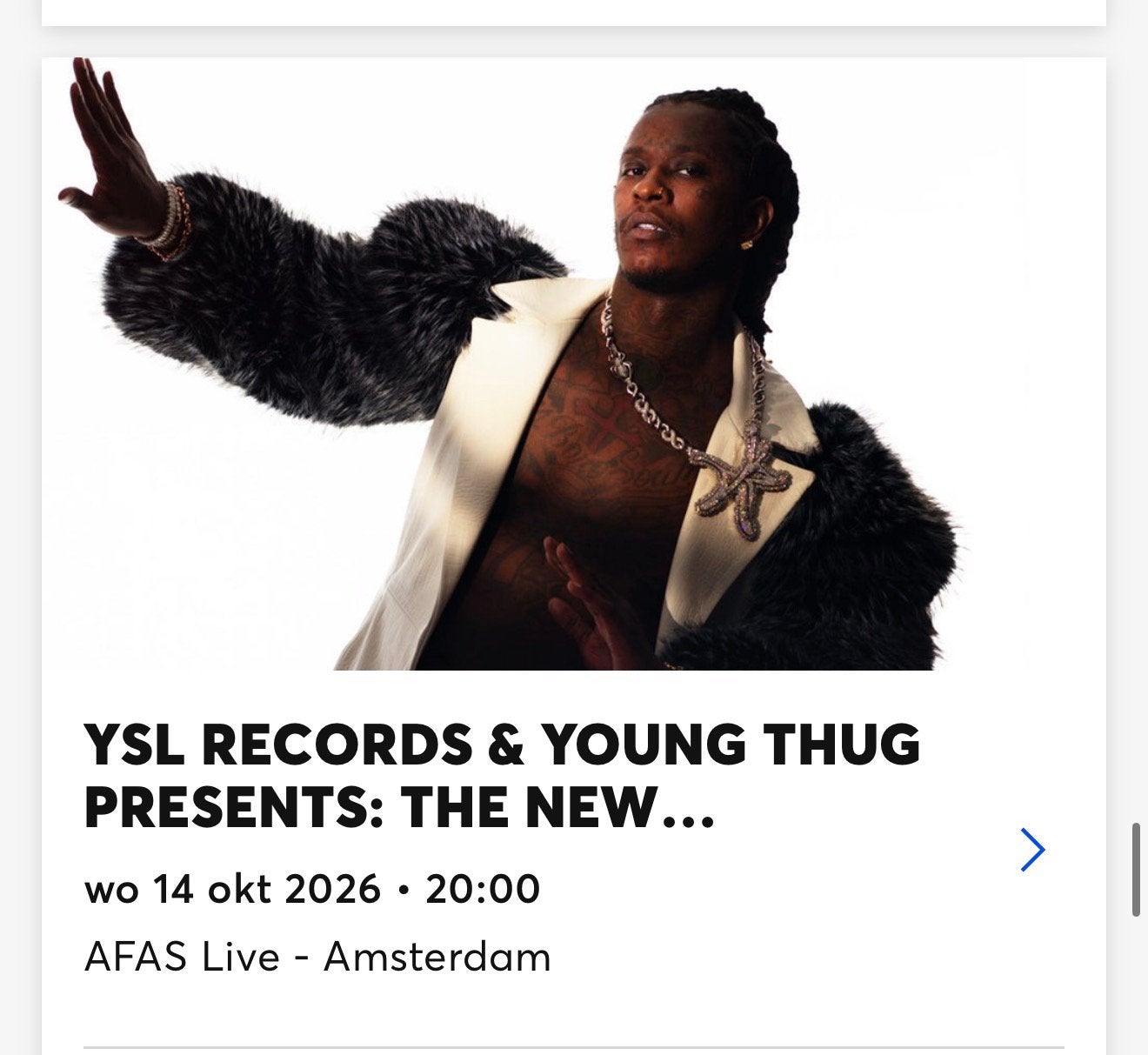 Young Thug AFAS live staanplaatsen, Tickets en Kaartjes, Twee personen, November