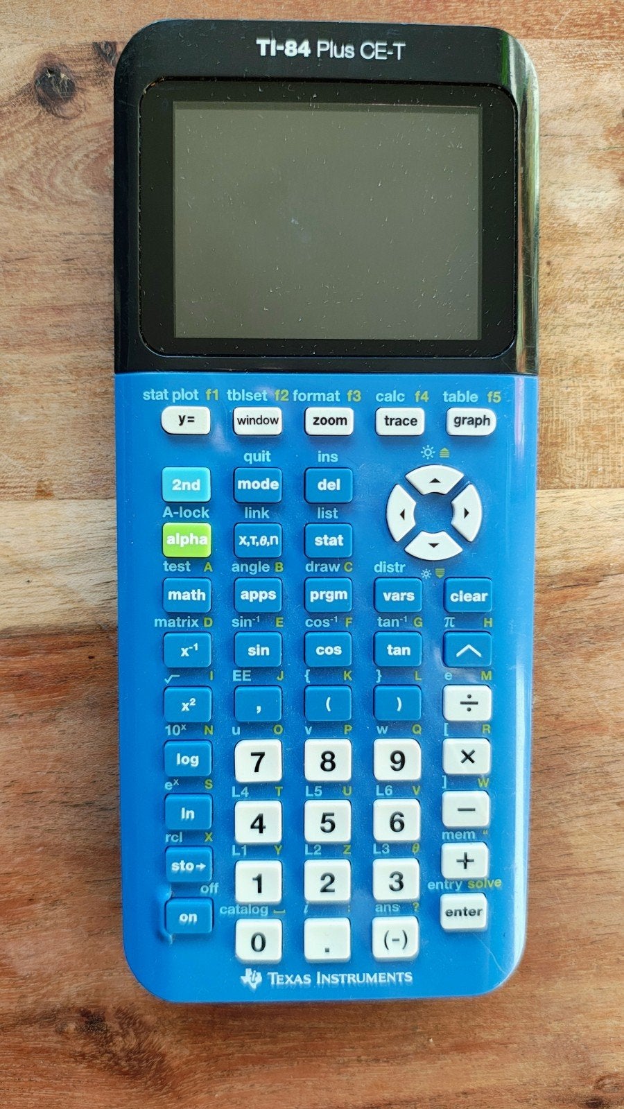 Texas Instruments TI-84 Plus CE-T (blauw), Ophalen, Grafische rekenmachine, Zo goed als nieuw