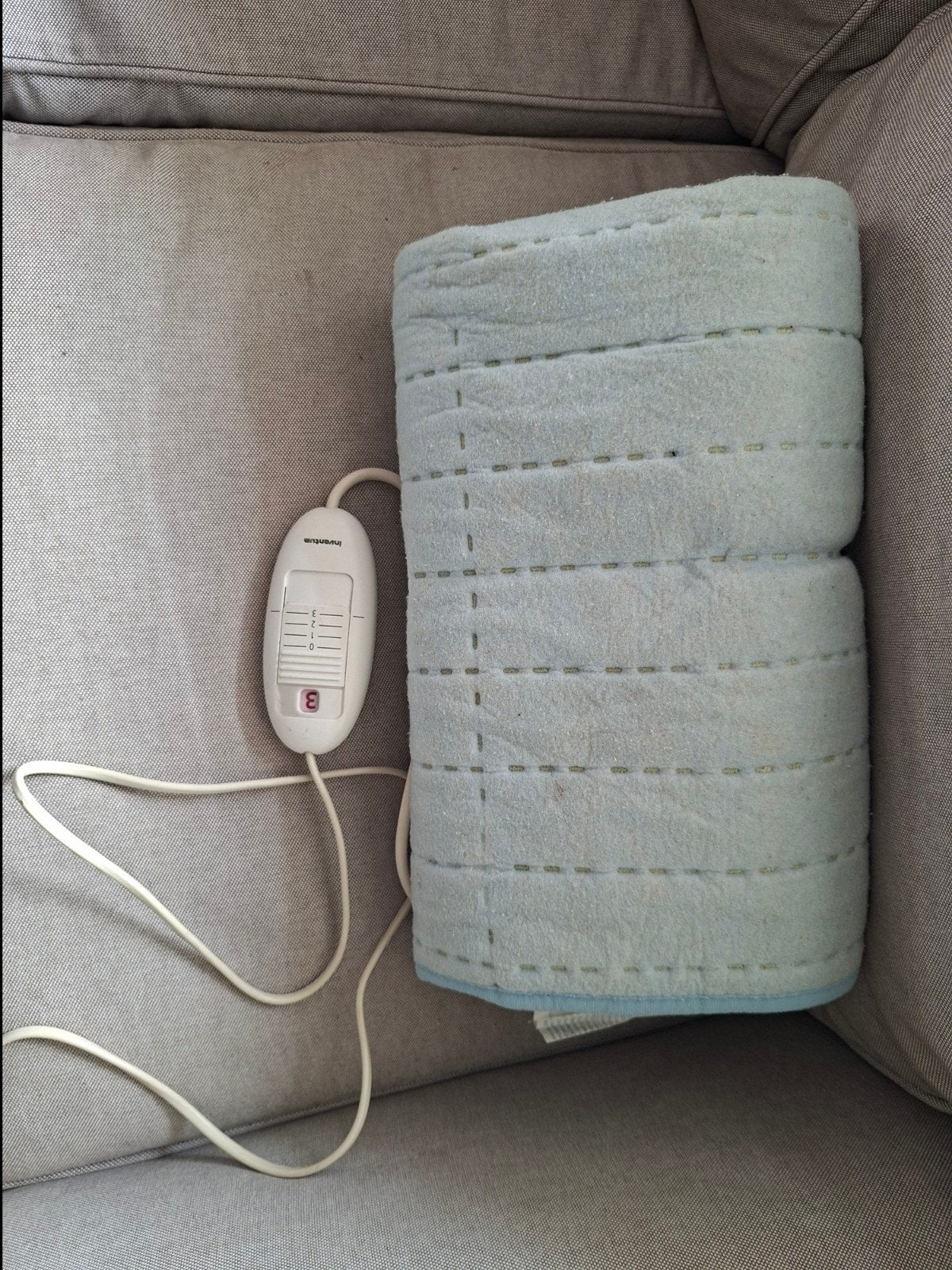 Inventum elektrische deken - Heerlijk warm in bed, Ophalen of Verzenden, Gebruikt