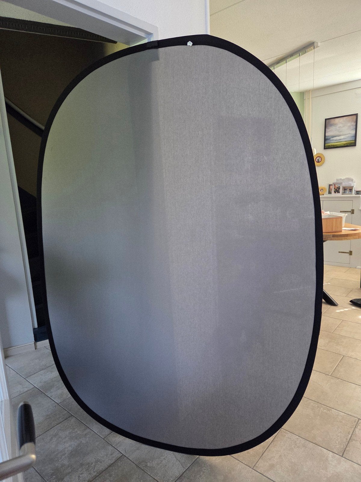 Opvouwbaar achtergrondscherm voor fotografie, Gebruikt, Ophalen of Verzenden, Overige merken, Opvouwbaar