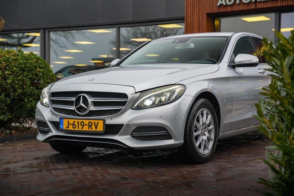 Mercedes-Benz C-klasse 180 Prestige Edition C Navigatie Stoe, Auto's, Automaat, Euro 5, Zwart, Bedrijf