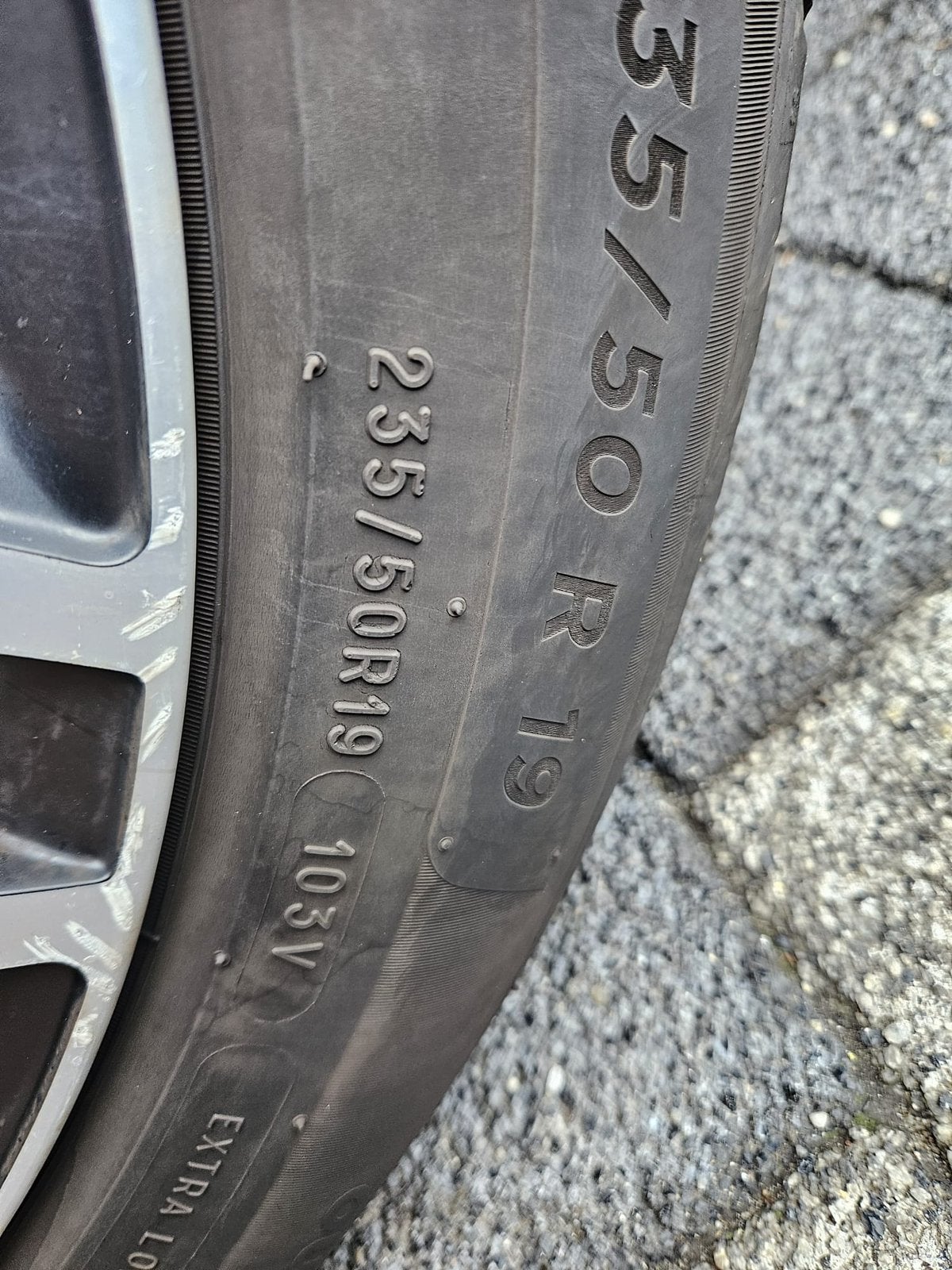 19 inch AMG-style velgen + Michelin banden – 235/50 R19, Ophalen, Zo goed als nieuw