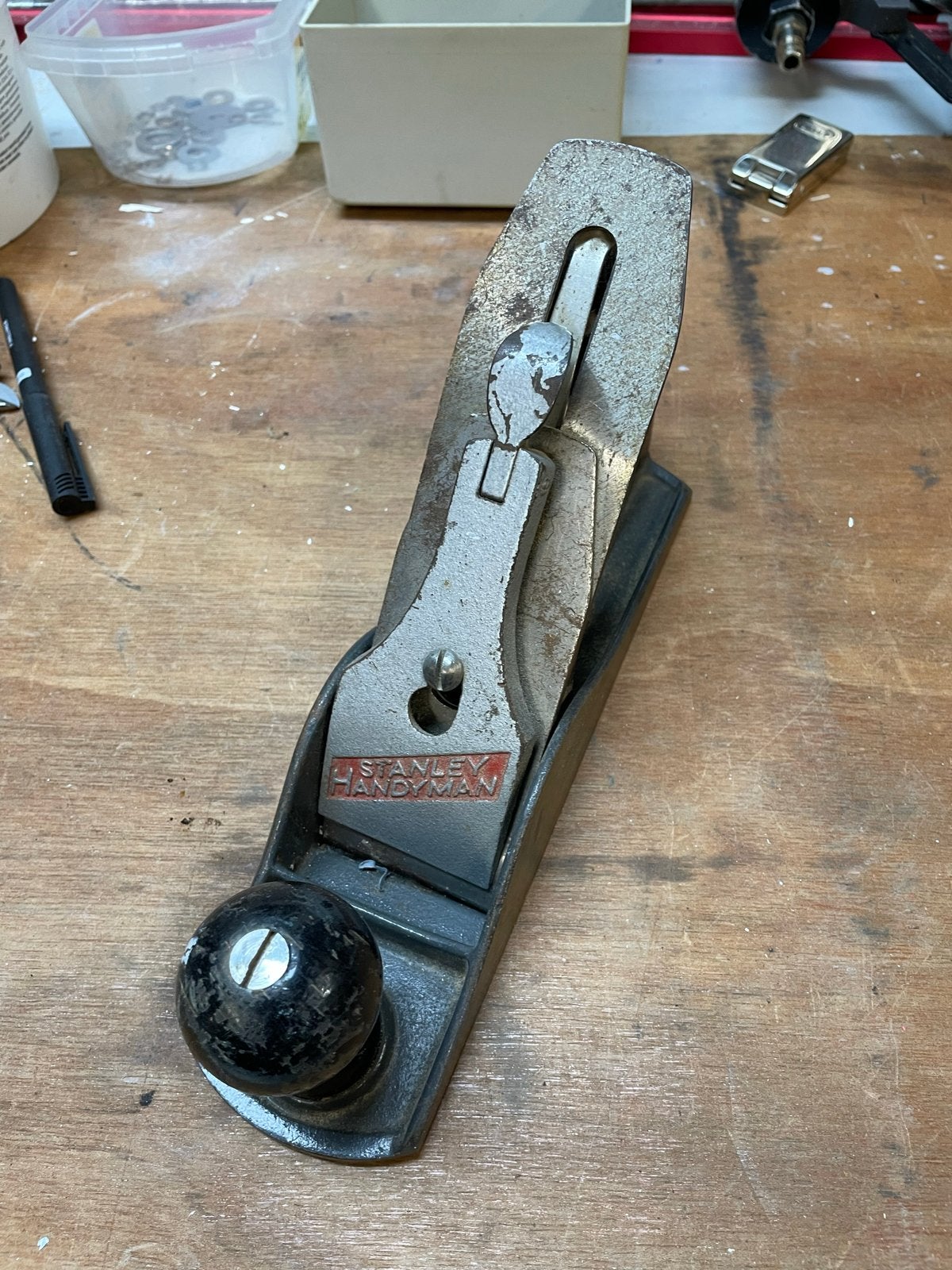 Stanley Handyman schaaf - Vintage handgereedschap, Doe-het-zelf en Verbouw, Ophalen of Verzenden, Gebruikt, Overige typen, Stanley