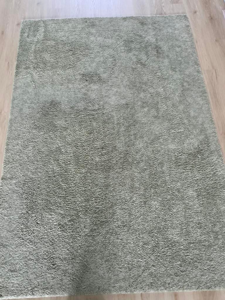 IKEA STOENSE vloerkleed (170x240 cm) – Licht olijfgroen, Ophalen, 150 tot 200 cm, 200 cm of meer, Zo goed als nieuw