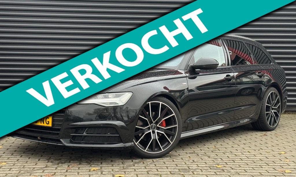 Audi A6 Avant 1.8 TFSI Ultra S line | 19" Velgen | Elektrisc, Auto's, Audi, Euro 6, Leder en Stof, Zwart, 93 €/maand