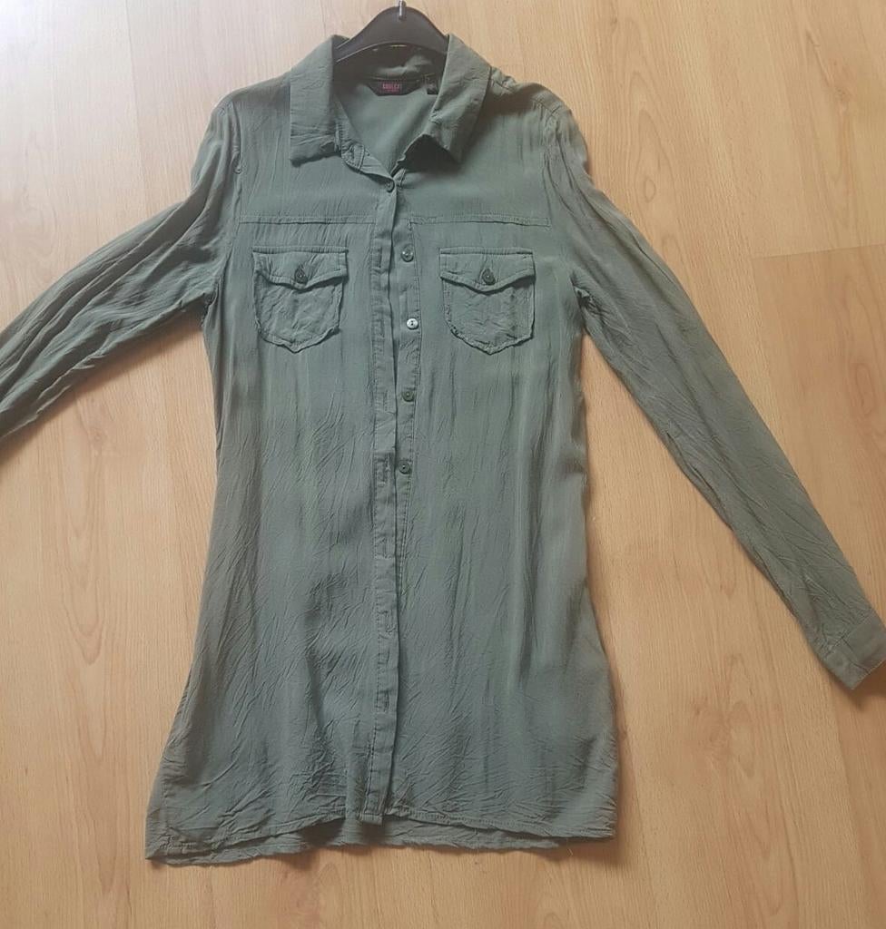 Nieuwe groene coolcat blouse 140, Kinderen en Baby's, Kinderkleding | Maat 140, Meisje, Nieuw, Ophalen of Verzenden, Overhemd of Blouse