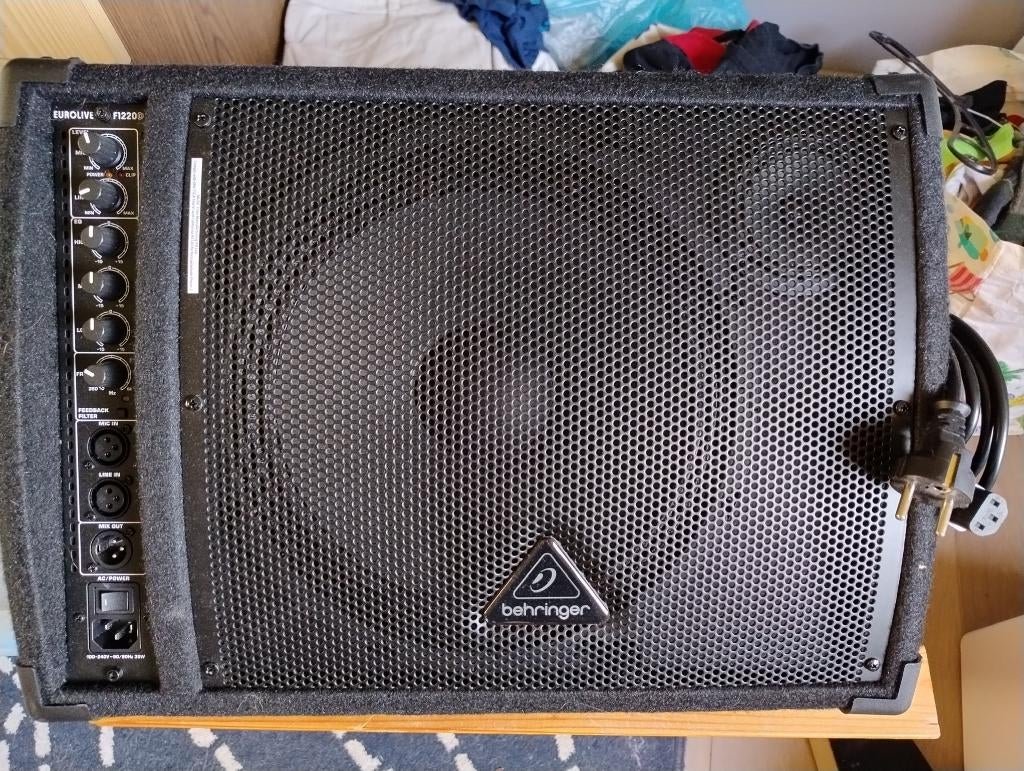 Behringer F1220D Floormonitor, Muziek en Instrumenten, Versterkers | Keyboard, Monitor en PA, Ophalen, Zo goed als nieuw, Minder dan 500 watt
