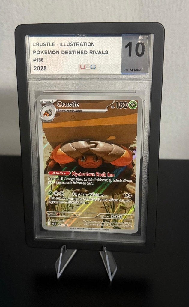 Pokémon Crustle #186 UCG 10, Verzenden, Nieuw