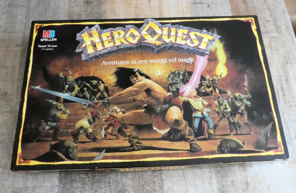 HEROQUEST 4271 originele editie Nederlands z.g.a.n., Hobby en Vrije tijd, Vijf spelers of meer, Ophalen of Verzenden, Zo goed als nieuw