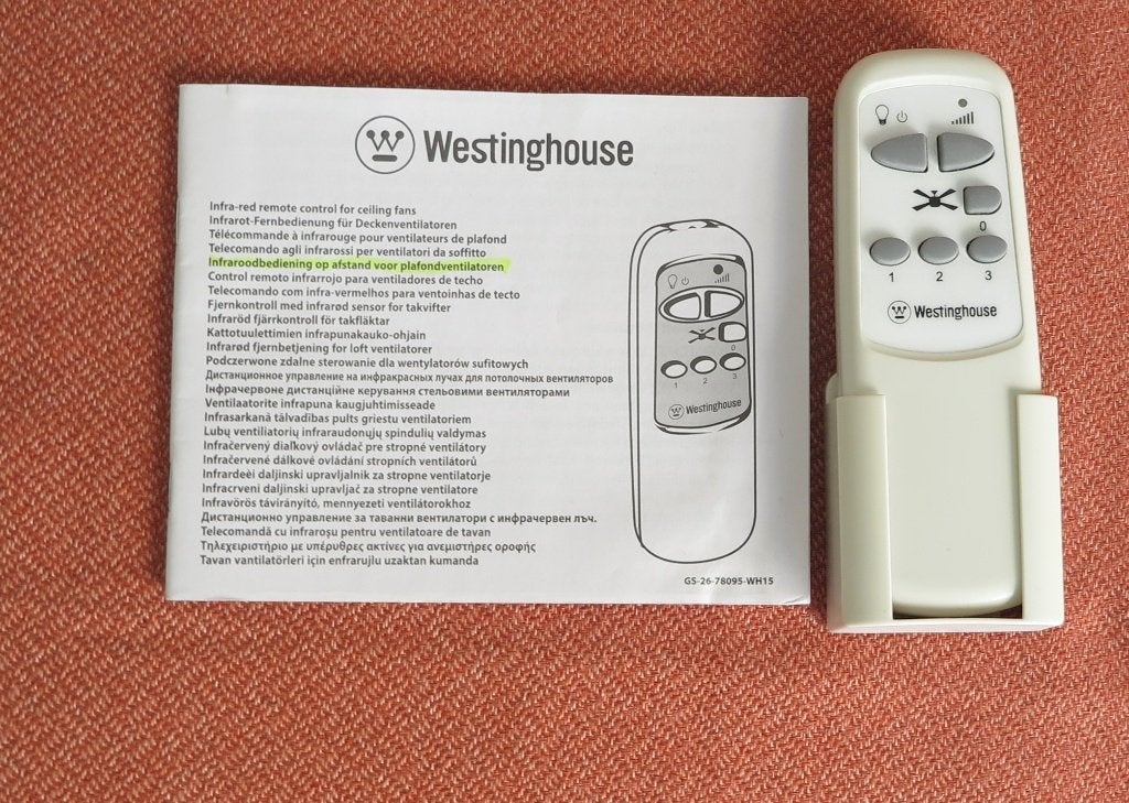 plafond ventilator, Witgoed en Apparatuur, Ventilatoren, Ophalen, Ventilator met afstandsbediening, Zo goed als nieuw, Plafondventilator