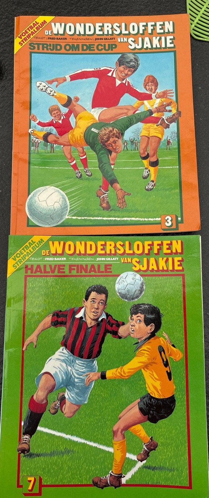 De Wondersloffen van Sjakie - Strijd om de Cup & Halve Final, Meerdere stripboeken, Ophalen of Verzenden, Gelezen