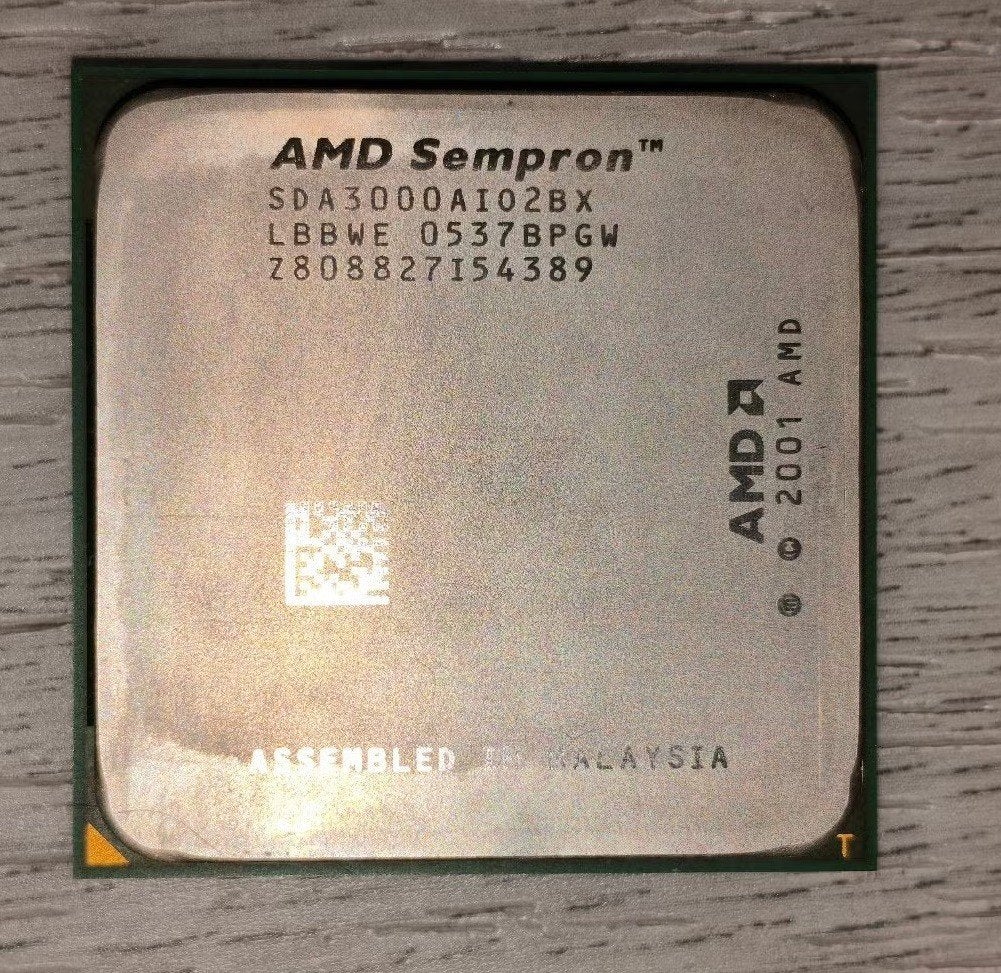 AMD Sempron 3000+ CPU (SDA3000AIO2BX), Gebruikt, 2-core, AMD Athlon, 2 tot 3 Ghz