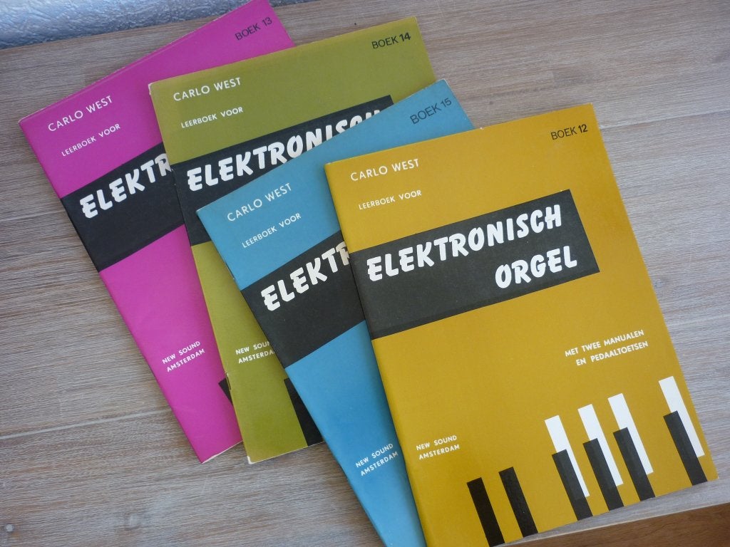 Carlo west - leerboek voor elektronisch orgel, Muziek en Instrumenten, Orgel, Gebruikt, Klassiek, Les of Cursus
