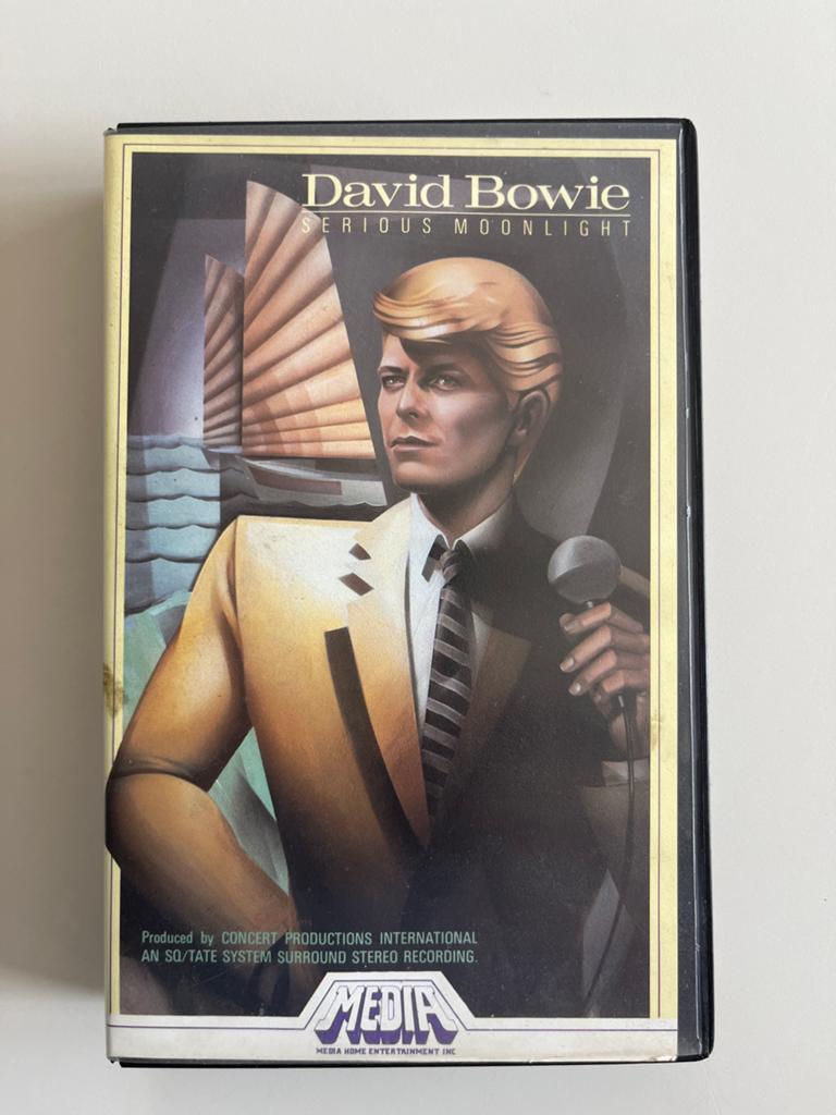 David Bowie - Serious Moonlight VHS (Live Concert), Alle leeftijden, Ophalen of Verzenden, Gebruikt