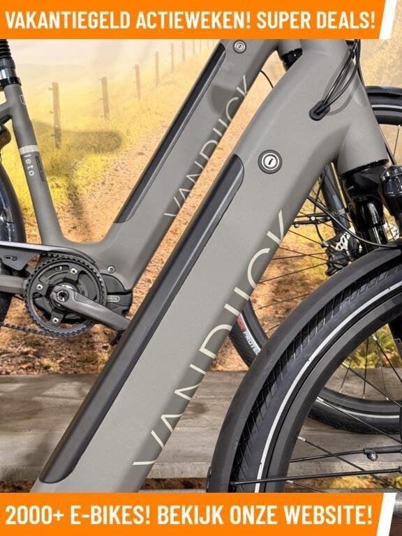 Van Dijck Leto Elektrische fiets met Bafang midden motor!, Overige merken, Ophalen of Verzenden, Minder dan 47 cm, 50 km per accu of meer