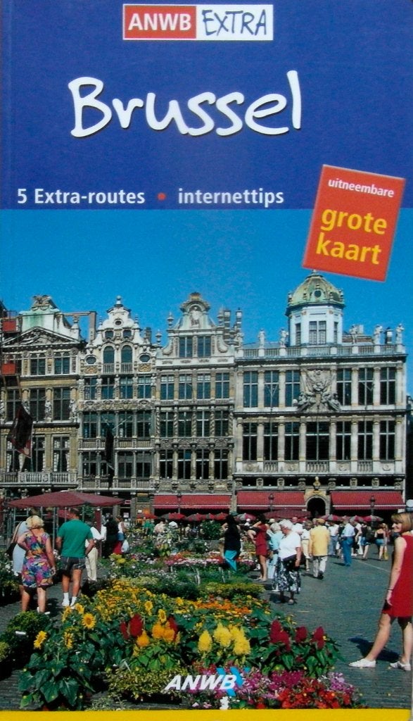 Brussel (ANWB extra met grote kaart) verrassende routes., Europa, Ophalen of Verzenden, Zo goed als nieuw, Reisgids of -boek
