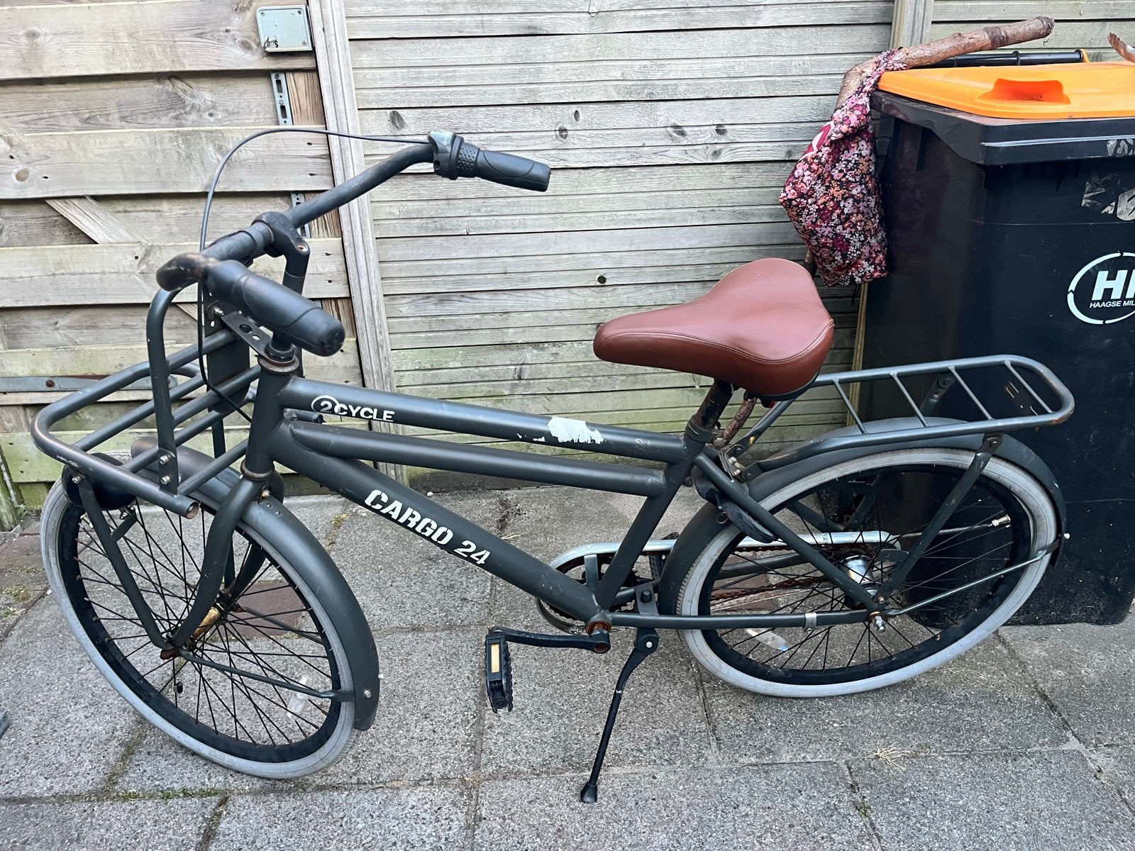 2Cycle Cargo 24 inch transportfiets met versnellingen, Fietsen en Brommers, Fietsen | Jongens, Ophalen of Verzenden, Gebruikt