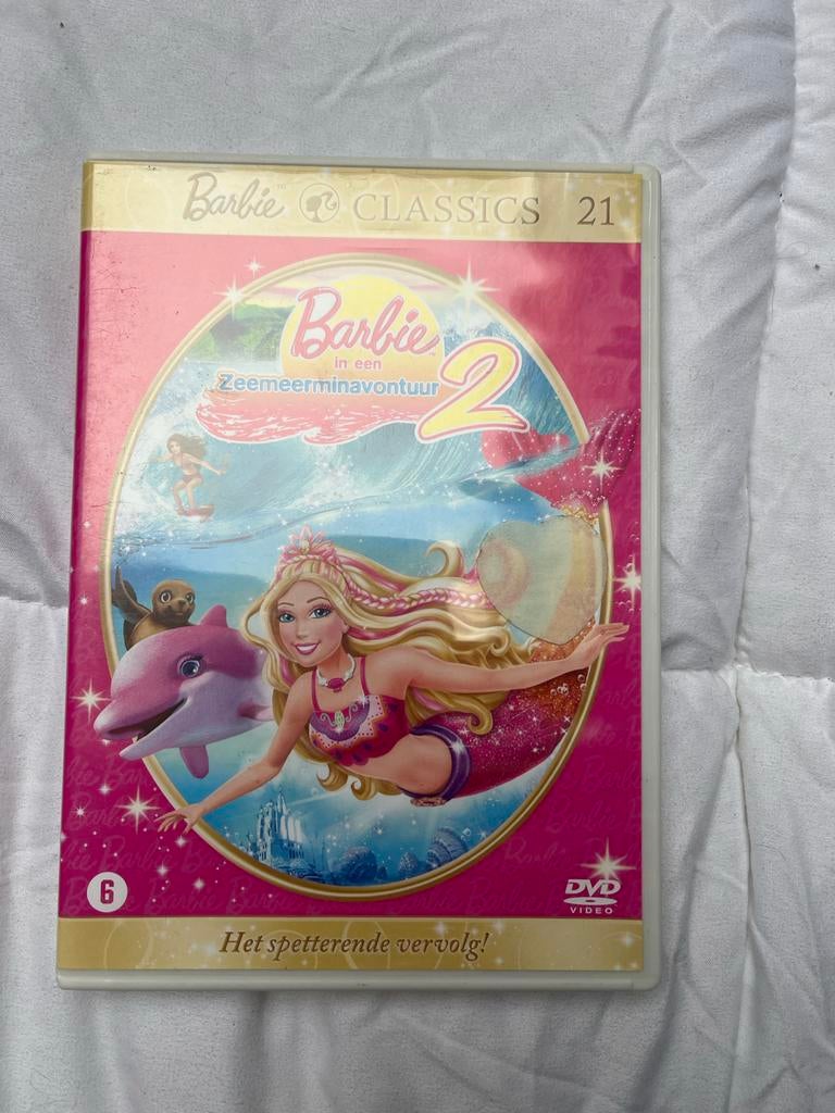 Barbie in een Zeemeerminavontuur 2 DVD - Zo goed als nieuw, Avontuur, Ophalen of Verzenden, Zo goed als nieuw, Vanaf 6 jaar