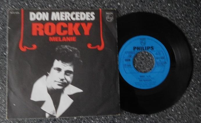 Don Mercedes - Rocky (vanaf € 1,50), Cd's en Dvd's, Vinyl | Nederlandstalig, Ophalen of Verzenden, Zo goed als nieuw, 7 inch, Levenslied of Smartlap