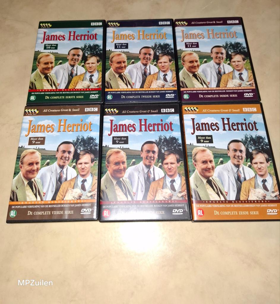 James Herriot  .. serie 1-6, Ophalen of Verzenden, Zo goed als nieuw, Drama, Boxset