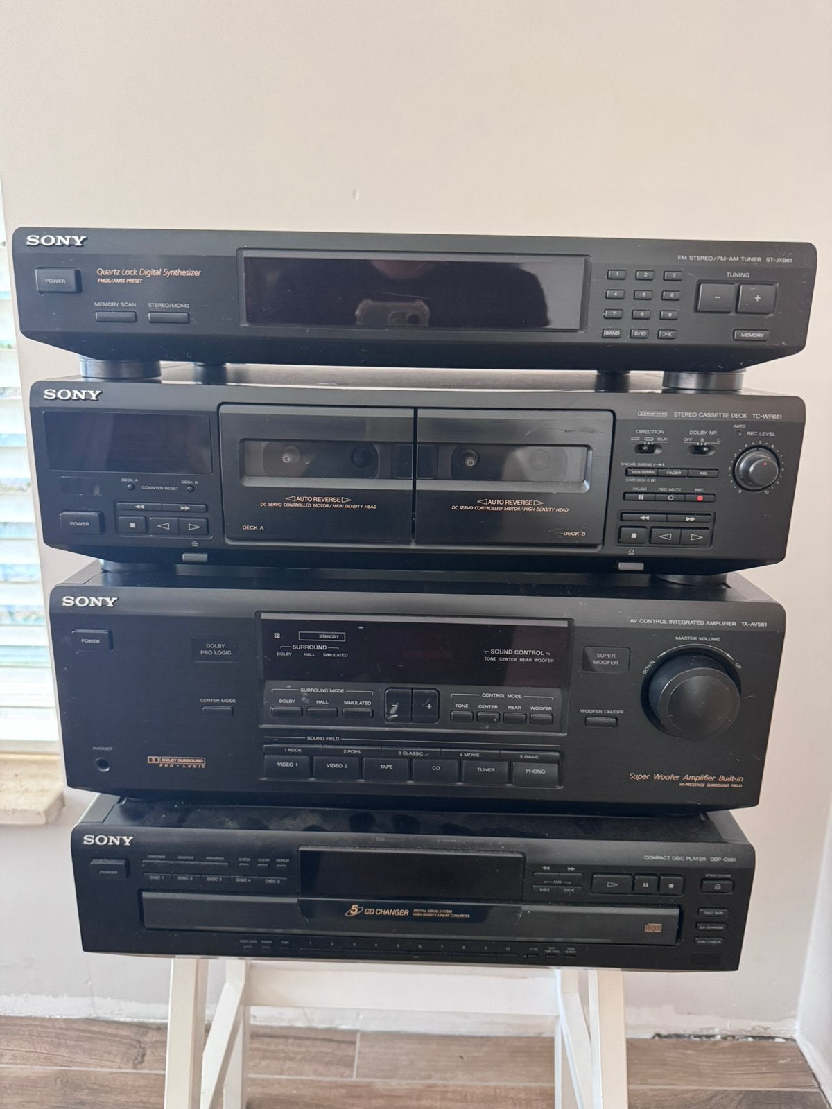 Te koop Sony Stereotoren, Ophalen, Gebruikt, Losse componenten, Cassettedeck