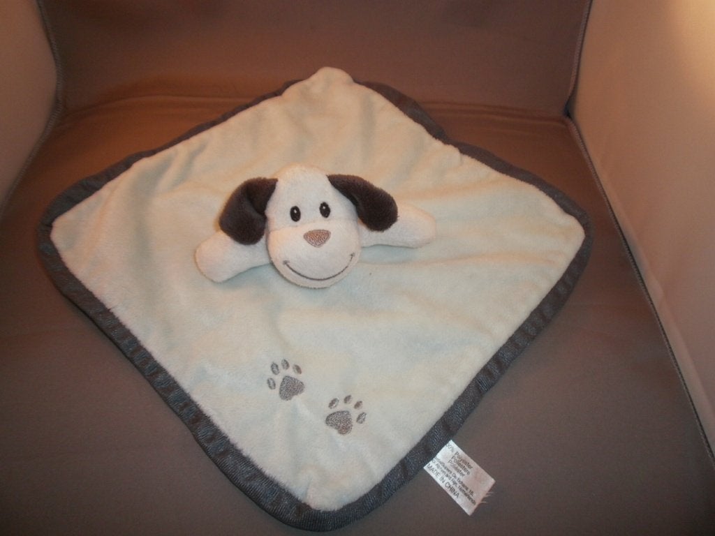 c13 zeeman knuffeldoek hond wit grijs groen rammel in hoofd, Nieuw, Middelgroot (20 tot 80 cm), Meerkleurig, Wasbaar