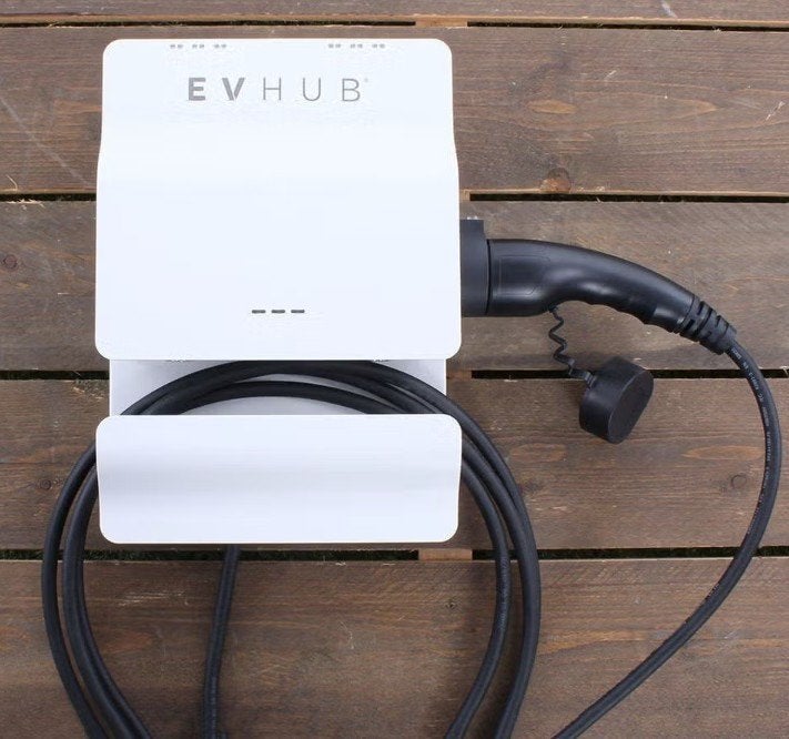 EVHUB Laadpaal 2 - 22Kw met type 2 kabel 5 mtr - ZGAN, Ophalen of Verzenden, Zo goed als nieuw, Laadpaal en Laadkabel