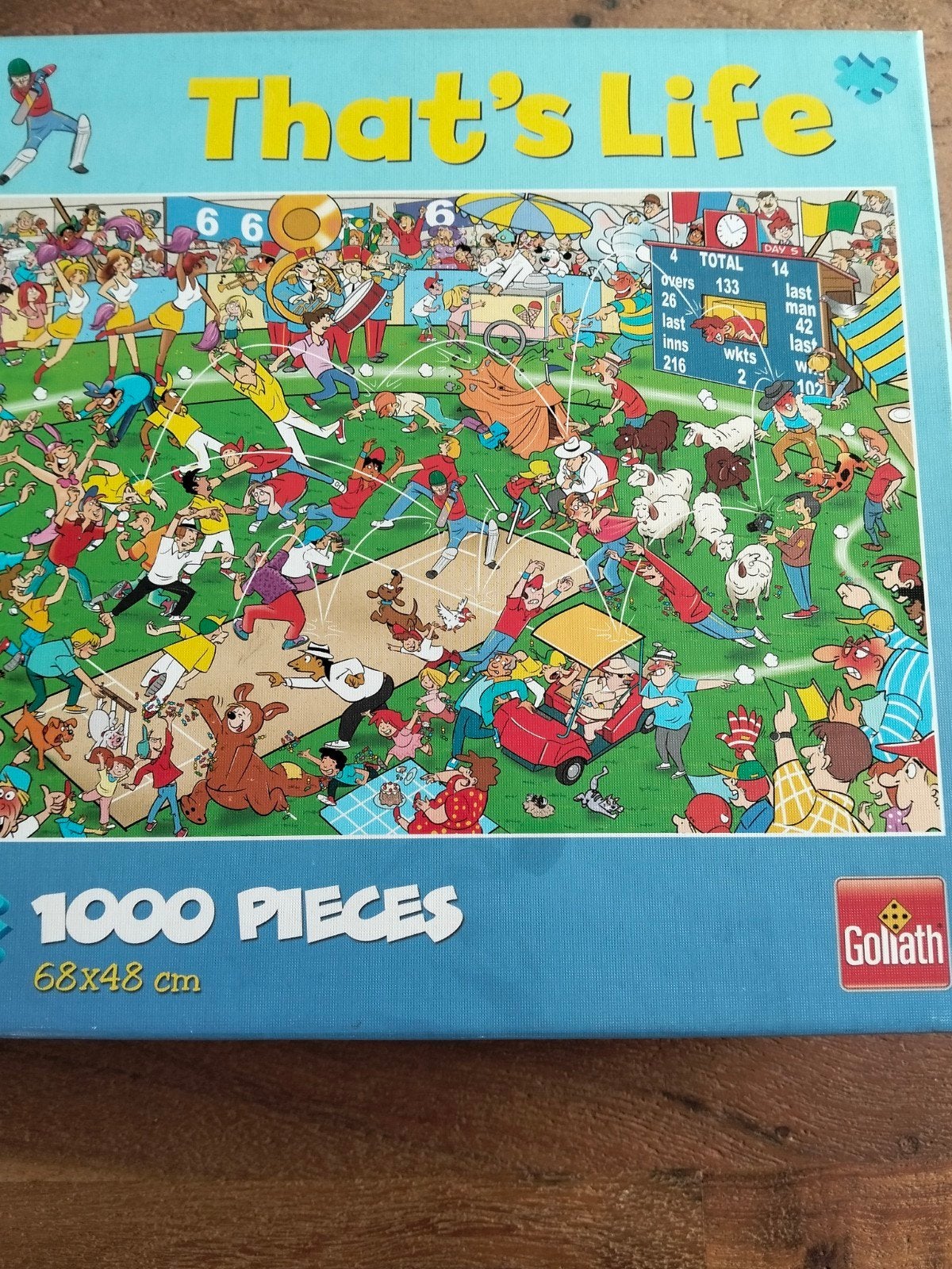 That's Life puzzel. Cricket., Ophalen, 500 t/m 1500 stukjes, Zo goed als nieuw