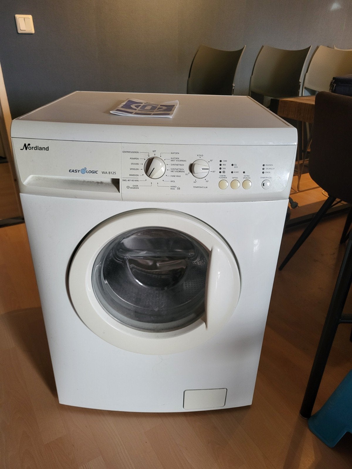 Nordland Easy Logic WA 8125 Wasmachine - Goede Staat, Witgoed en Apparatuur, Gebruikt, Ophalen of Verzenden, Voorlader, 85 tot 90 cm