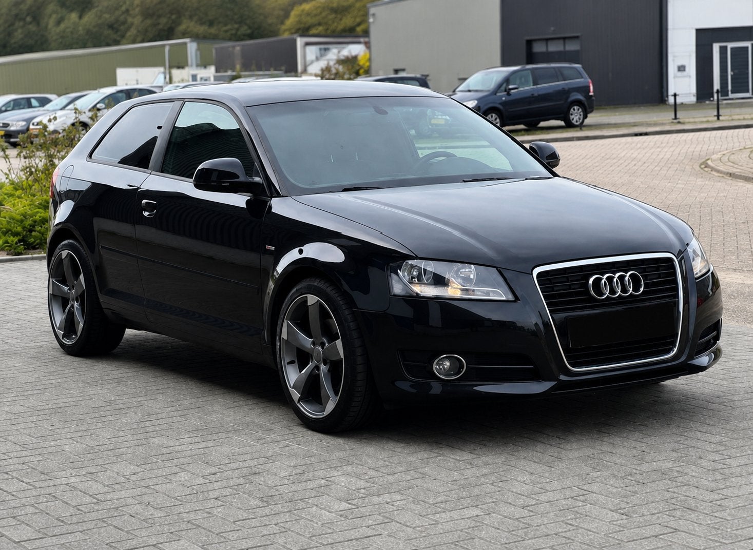 Audi A3 1.8 Tfsi 160pk S Tronic 2009 Zwart automaat, Auto's, Audi, 680 kg, 4 cilinders, 160 pk, Zwart