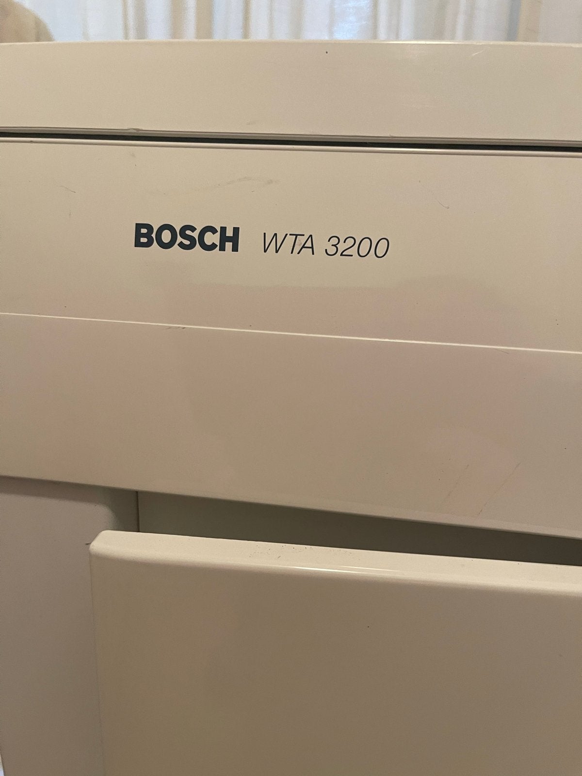 Bosch WTA 3200 Luchtafvoer Wasdroger - Goed Werkend, Ophalen, 6 tot 8 kg, Gebruikt, Luchtafvoer