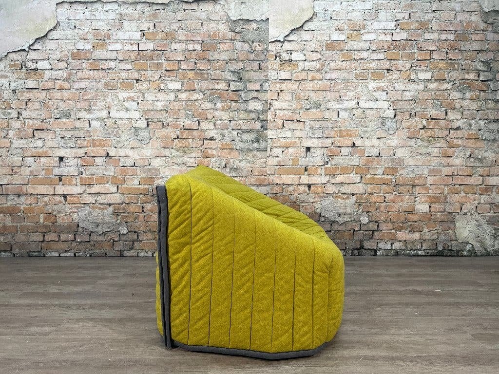 Sancal Barnaby Lounge Chair geel bij TheReSales, Ophalen, Design, 75 tot 100 cm, Zo goed als nieuw