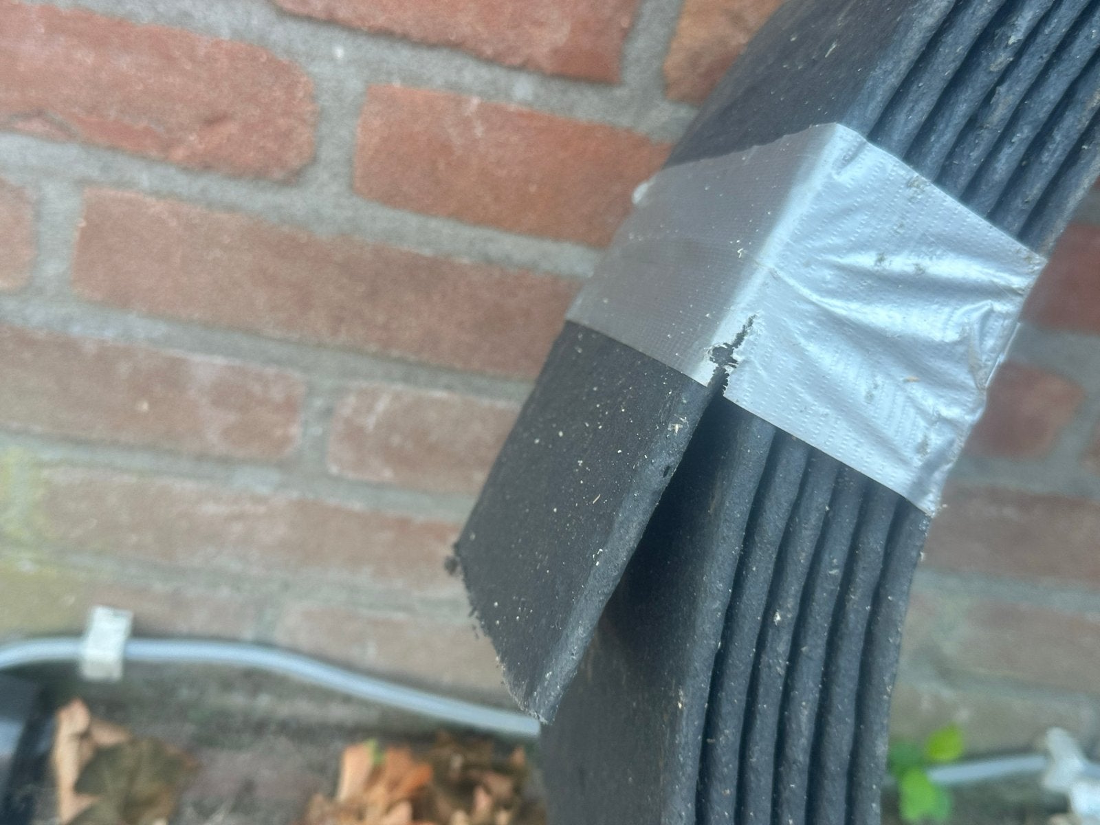 Zwarte flexibele borderrand op rol, Tuin en Terras, Bielzen en Borders, Kunststof, Gebruikt, 200 cm of meer, Ophalen of Verzenden