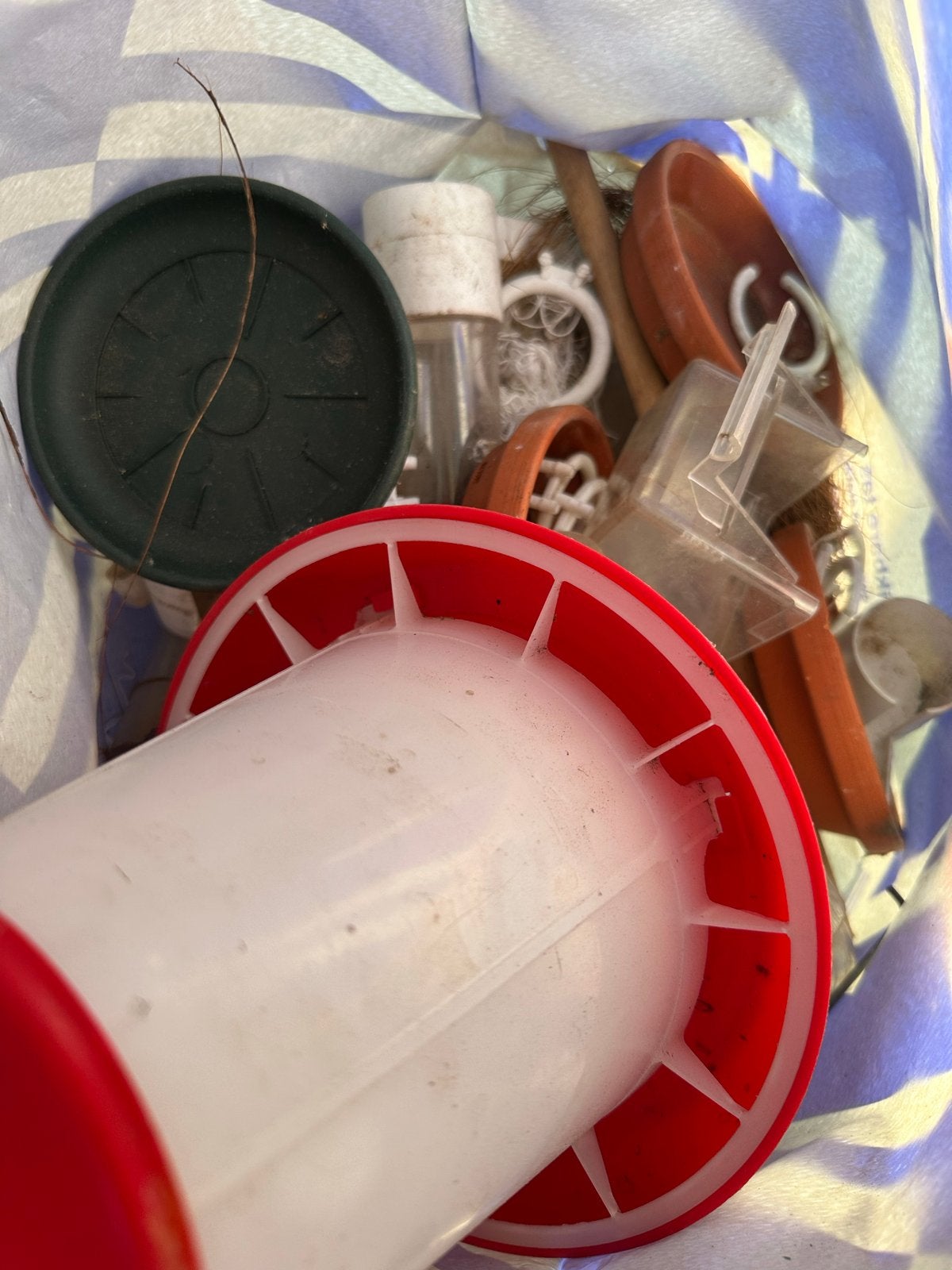 Gratis vogeldrinkbakken, Ophalen, Gebruikt, Kooi-accessoires