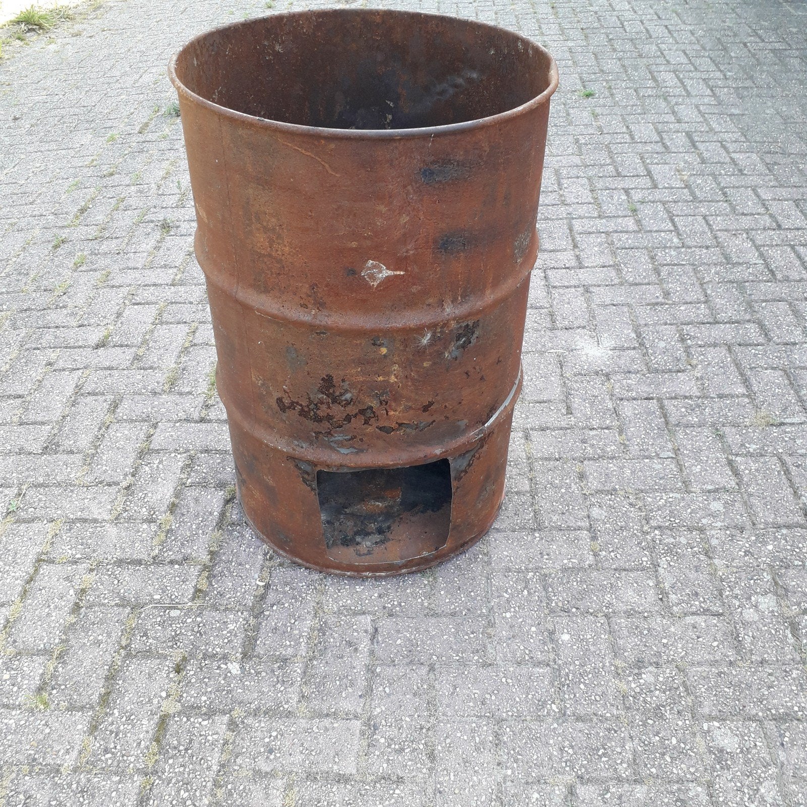 Brandton / Vuurton / Stookton 200 liter, Ophalen, Gebruikt, Vuurton