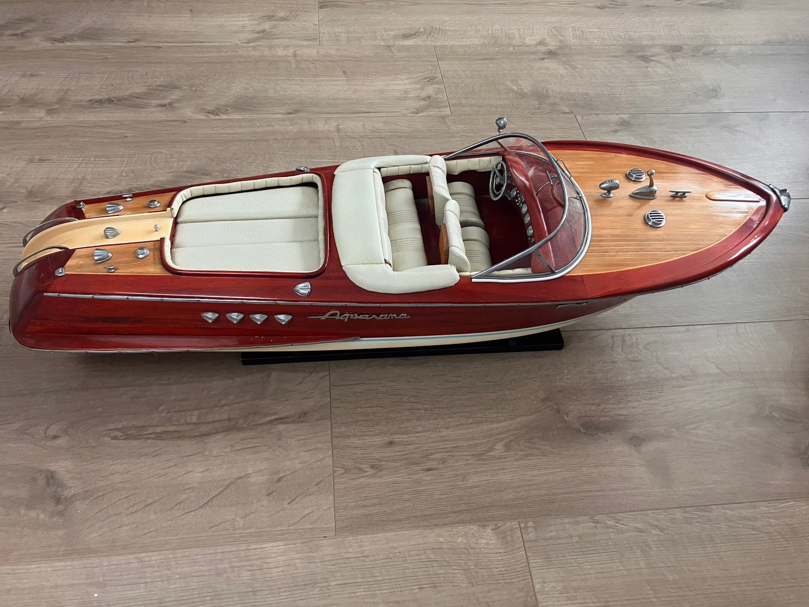 Riva Aquarama model 92 cm, Hobby en Vrije tijd, Modelbouw | Boten en Schepen, Ophalen, Gebruikt, Groter dan 1:32, Overige merken