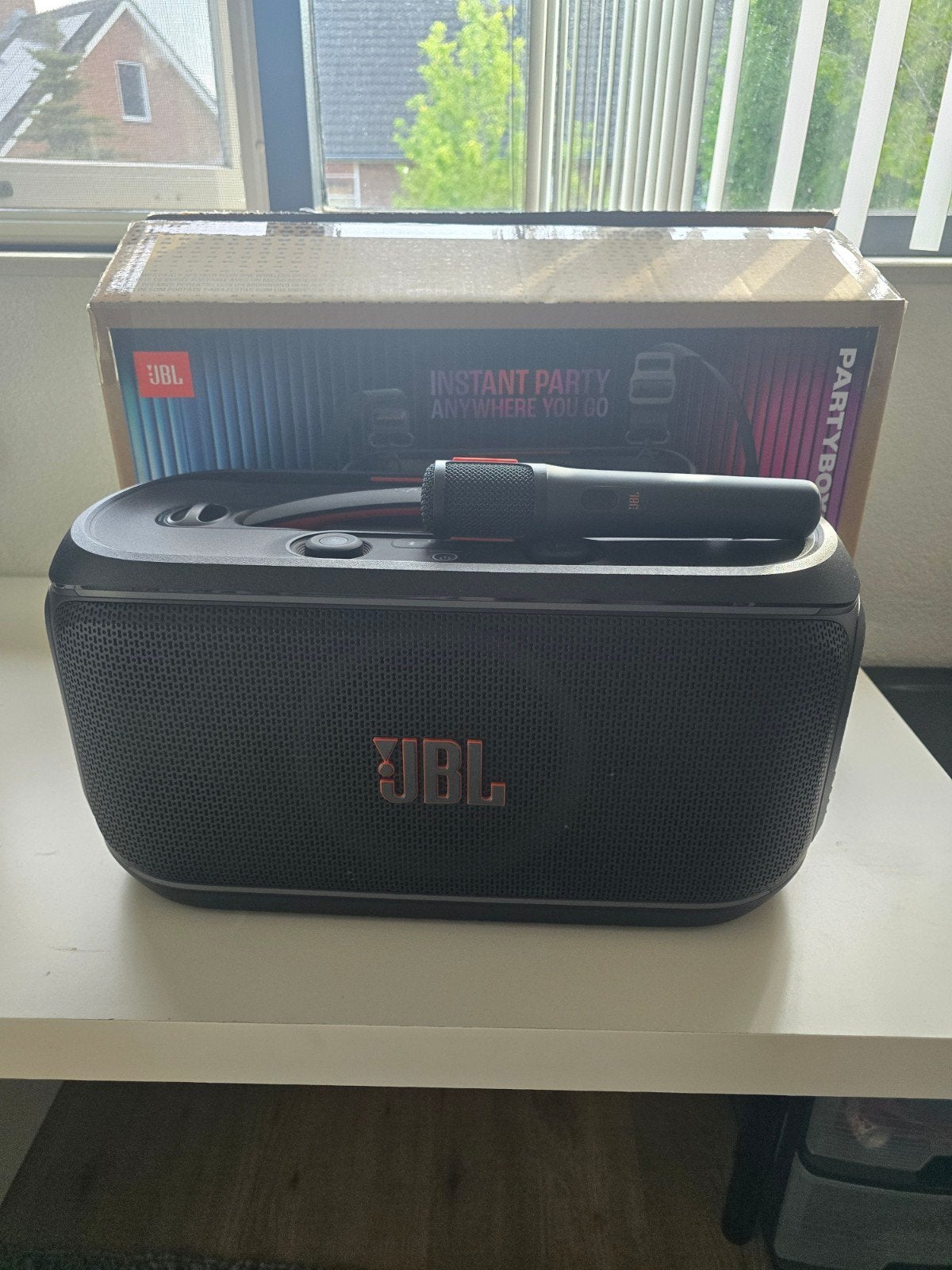 Jbl Partbox On the go 2 met microfoon. Met garantie, Ophalen, Zo goed als nieuw, 120 watt of meer, JBL